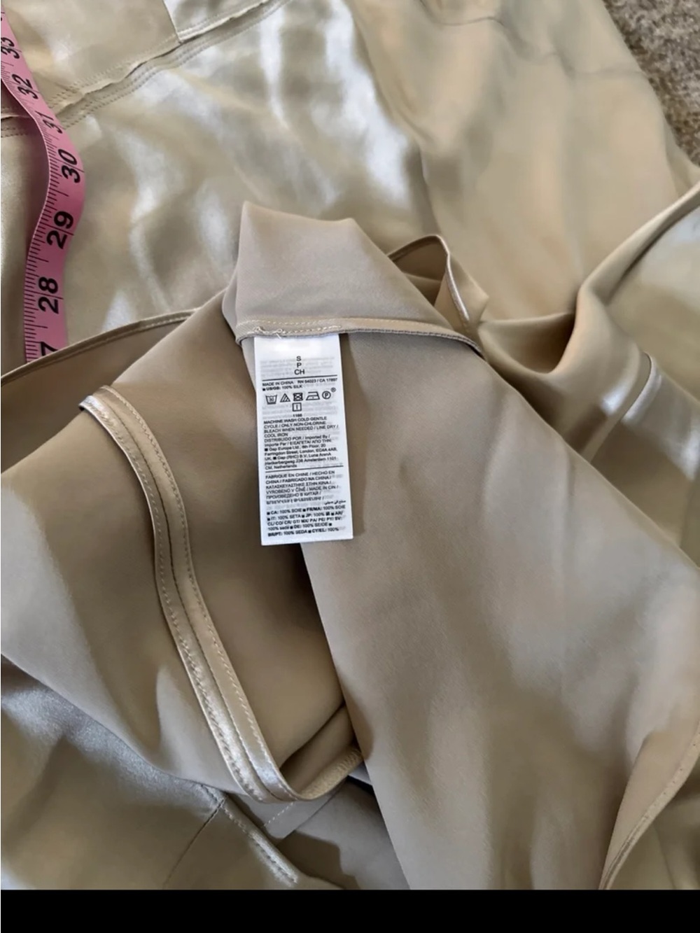 NWT BANANA REPUBLIC CLAUDETTE SILK MIDI DRESS SIZE SMALL - Picture 12 of 12